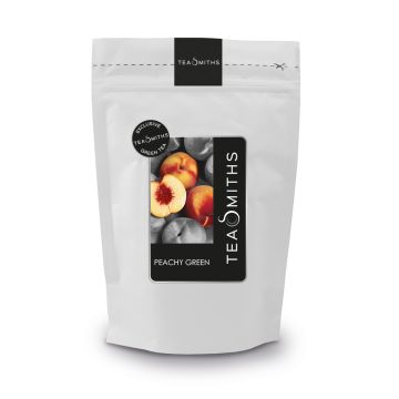 Peaches & Green Prism Tea Bags